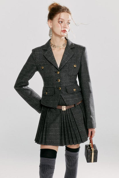 ジャケット+スカート フレンチレトロ プレタポルテ