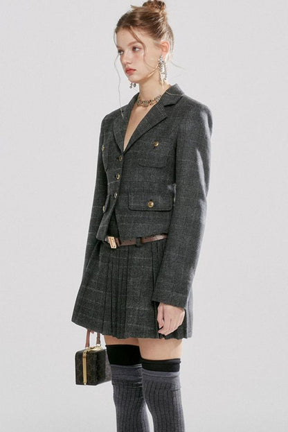 ジャケット+スカート フレンチレトロ プレタポルテ