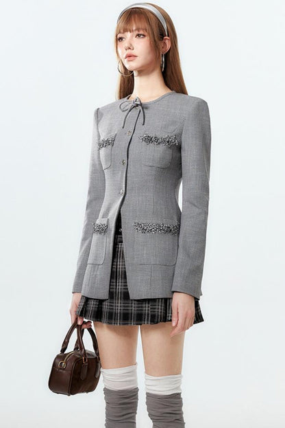 フレグランスウエストジャケットボウ