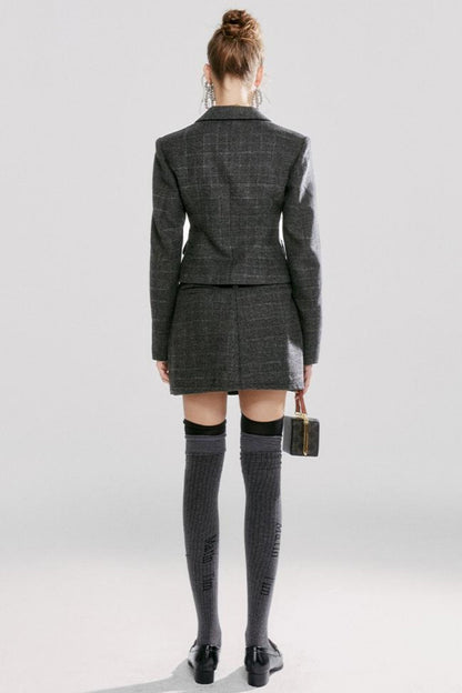 ジャケット+スカート フレンチレトロ プレタポルテ