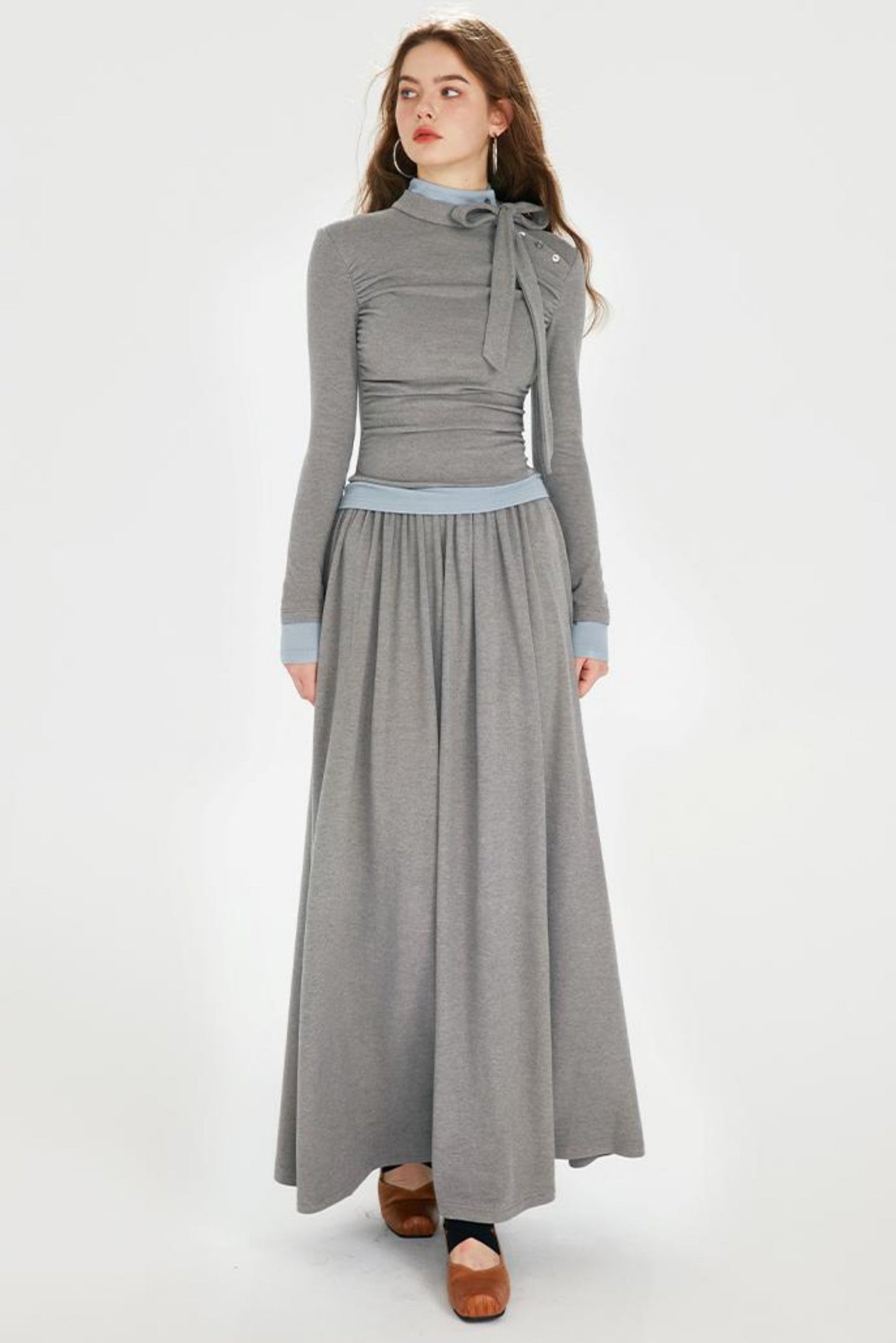 Kleider mit Kordelzug-Silhouette