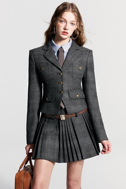 ジャケット+スカート フレンチレトロ プレタポルテ