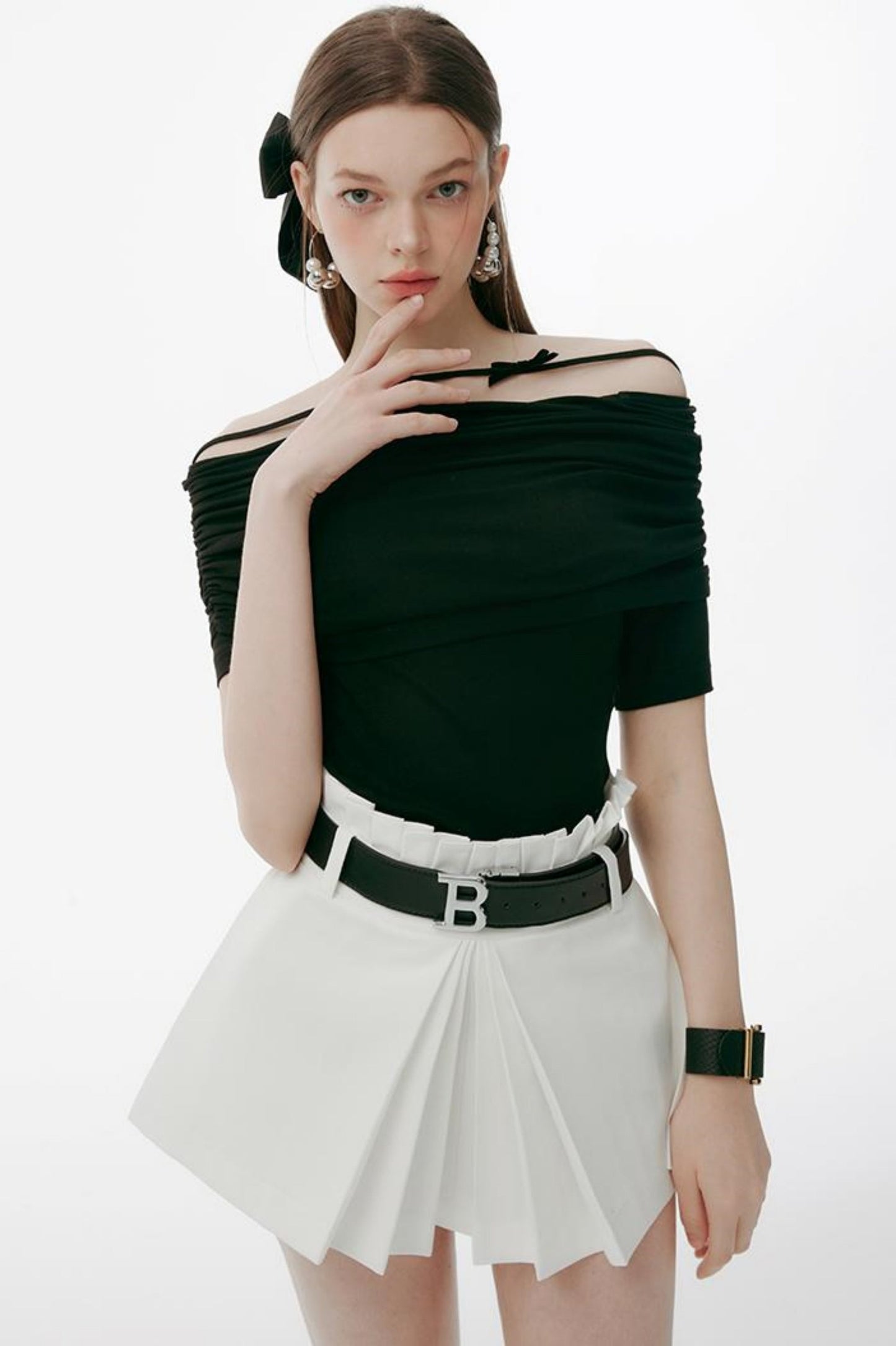 プリーツスカートセットアップ