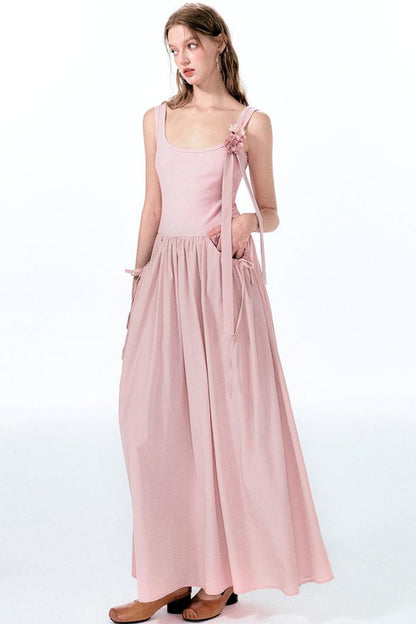 Kleid Coolred Pink Sleeve Mint Long Knot