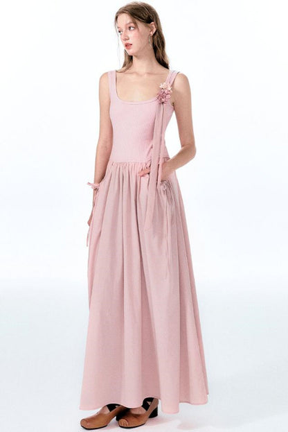 Kleid Coolred Pink Sleeve Mint Long Knot