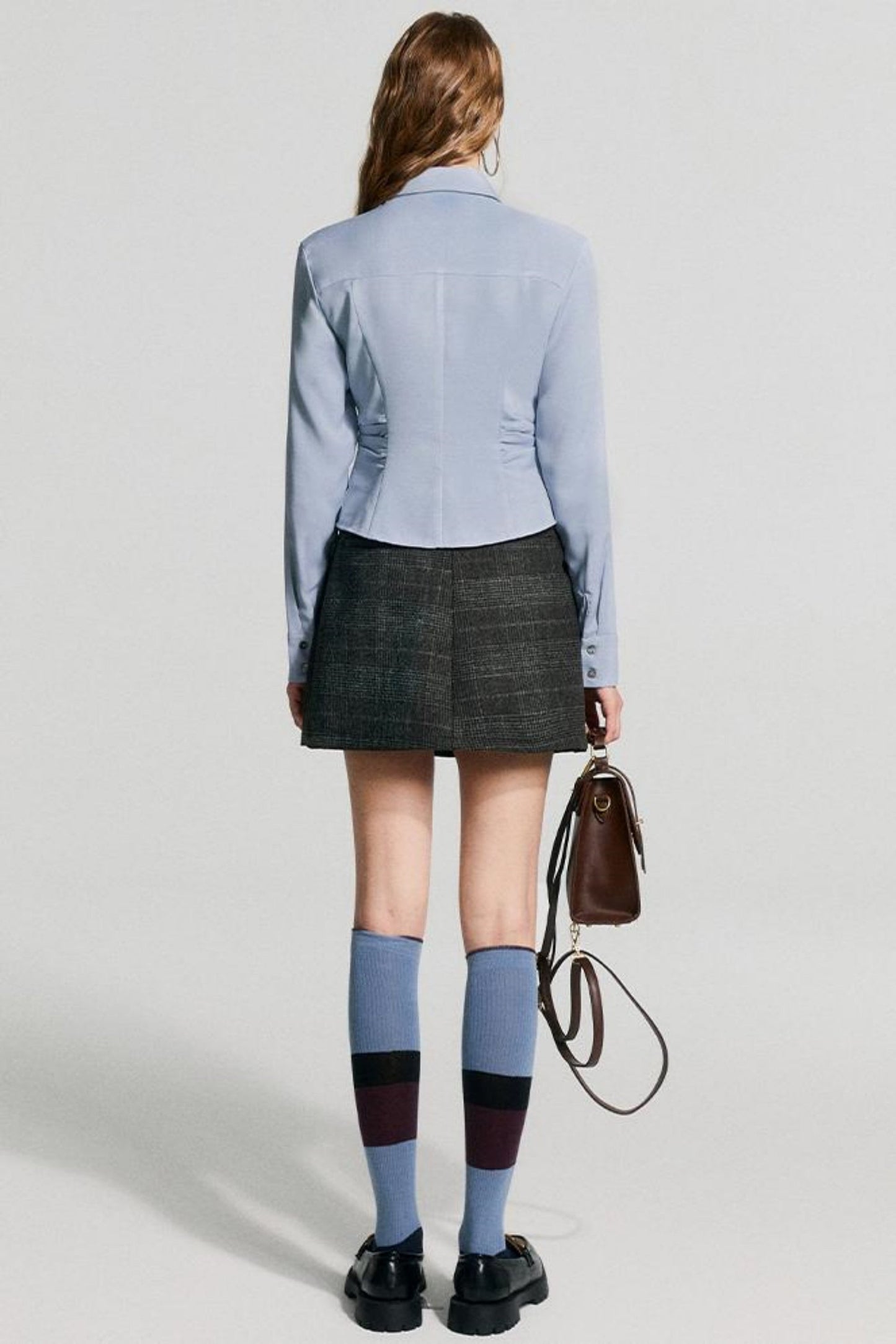 ミントブラウス スリムフィット