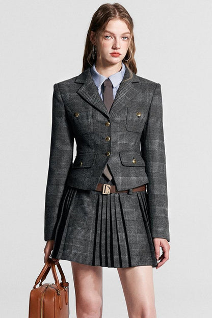 ジャケット+スカート フレンチレトロ プレタポルテ