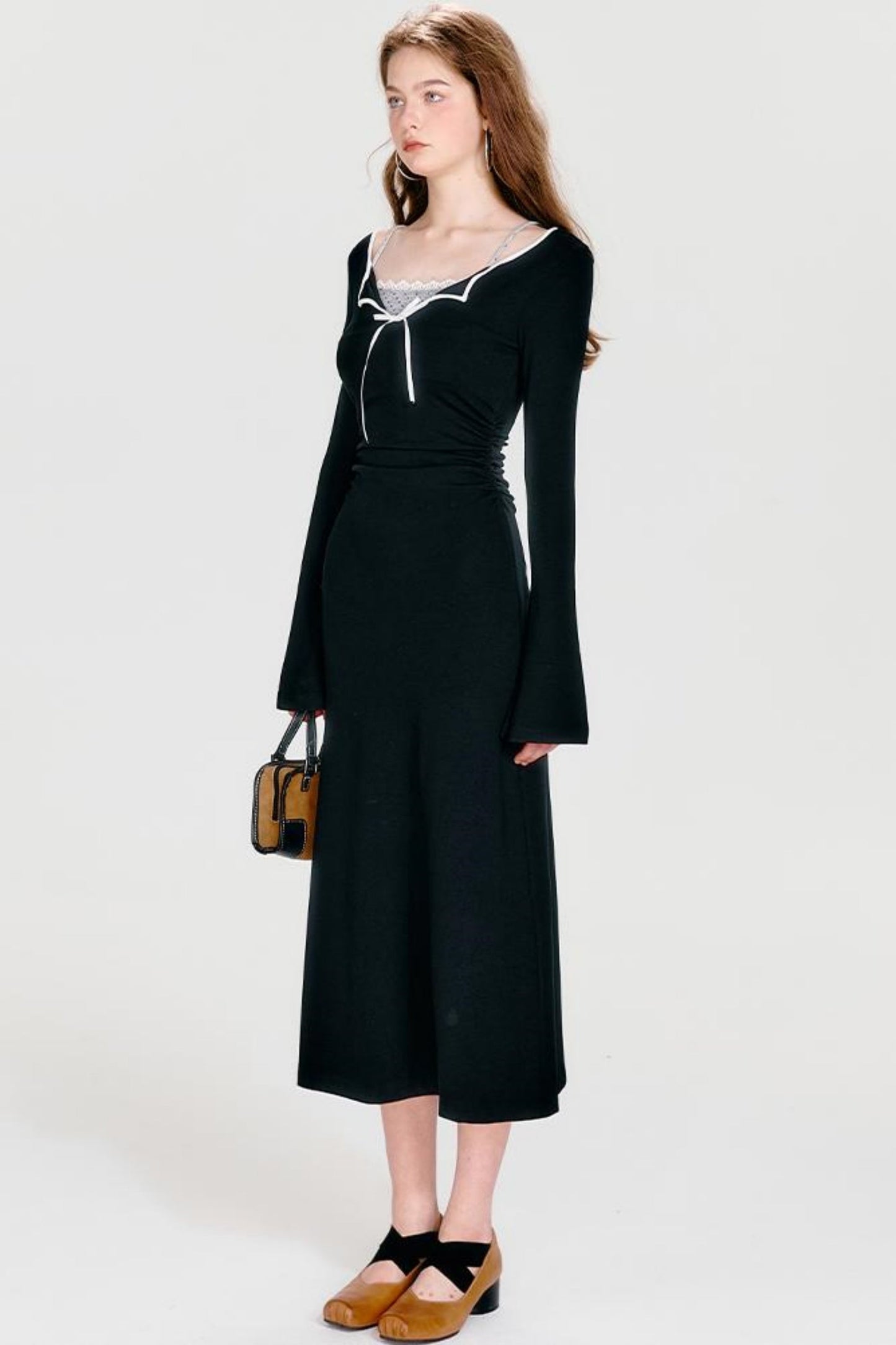 Block Maxi Cool Strickkleid Farbe