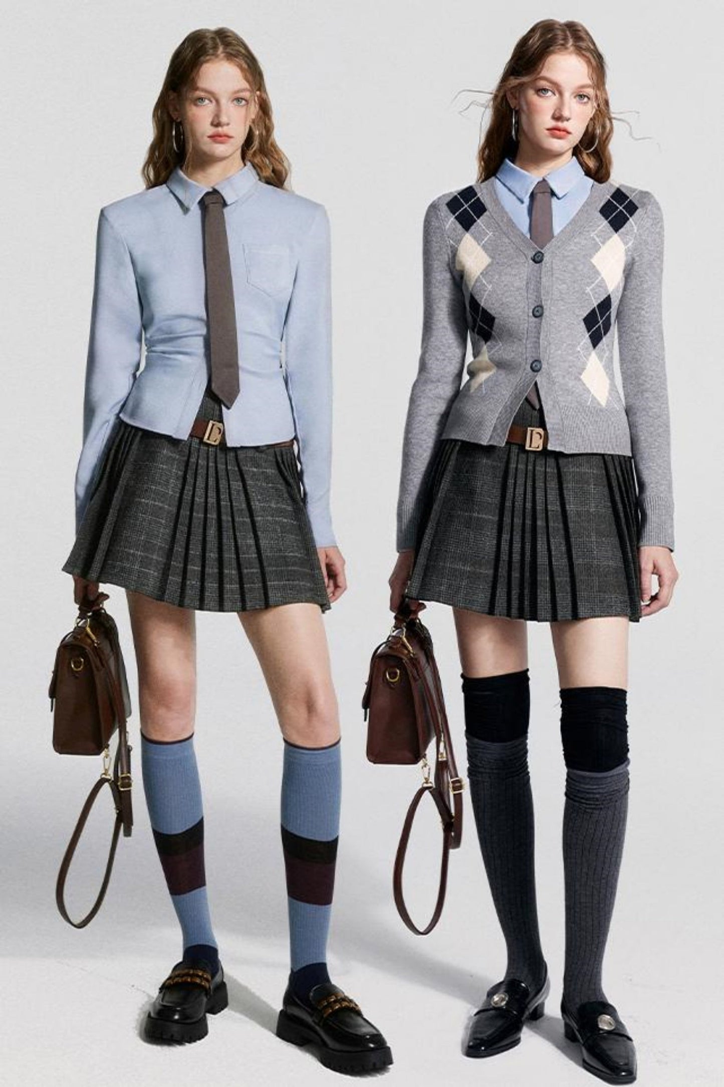 ミントブラウス スリムフィット