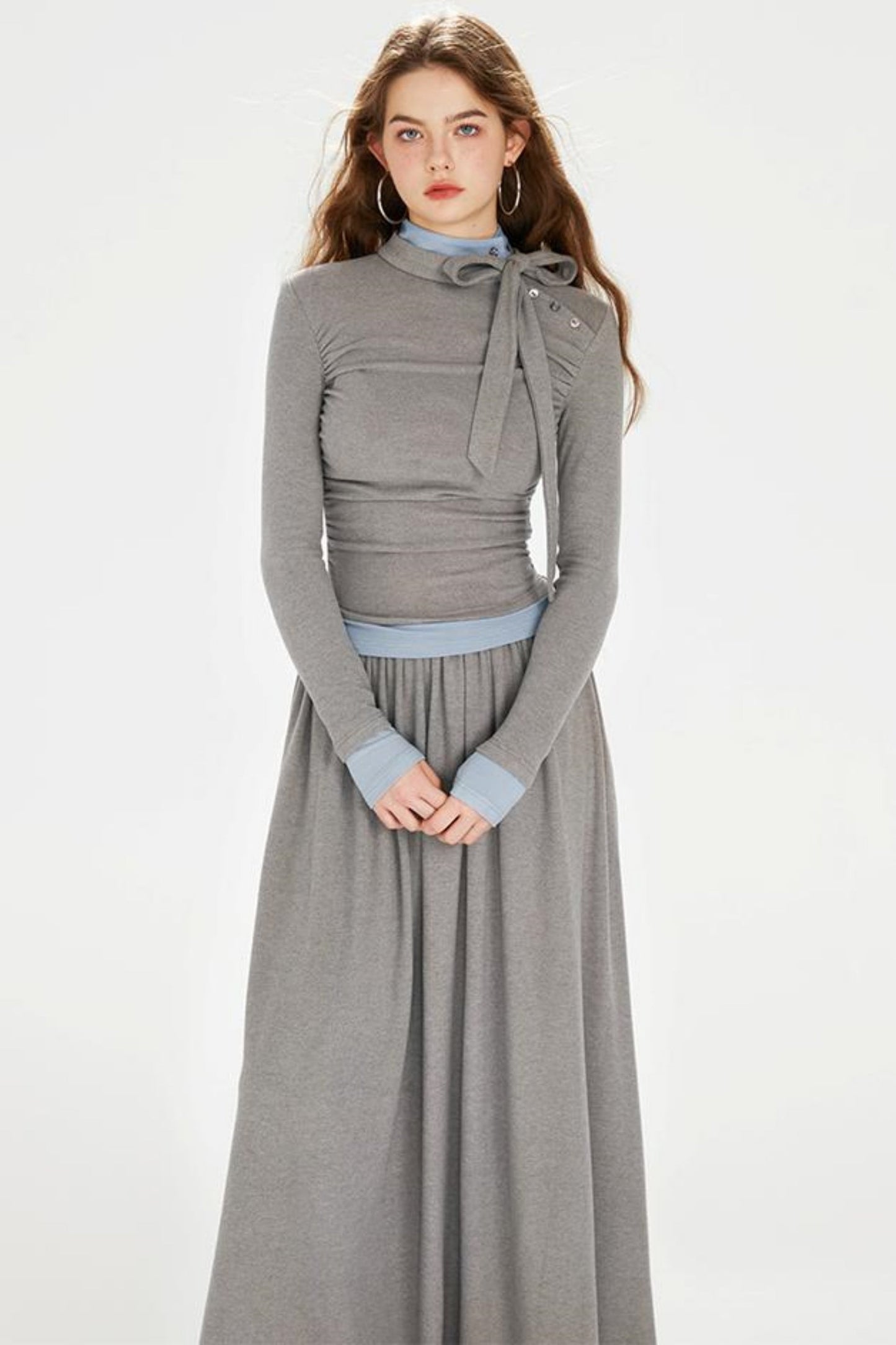 Kleider mit Kordelzug-Silhouette