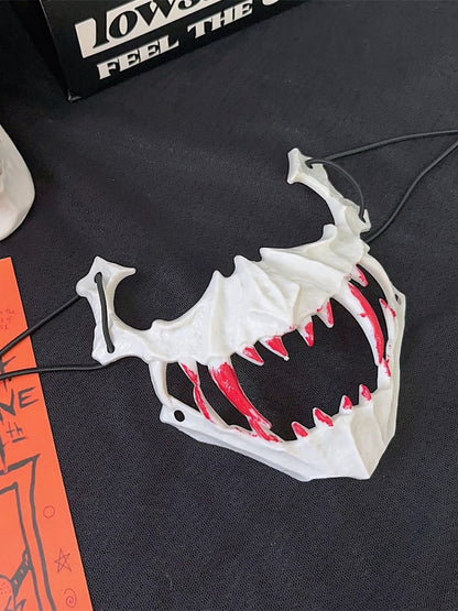 ハロウィンパーティー用出っ歯パンクマスク