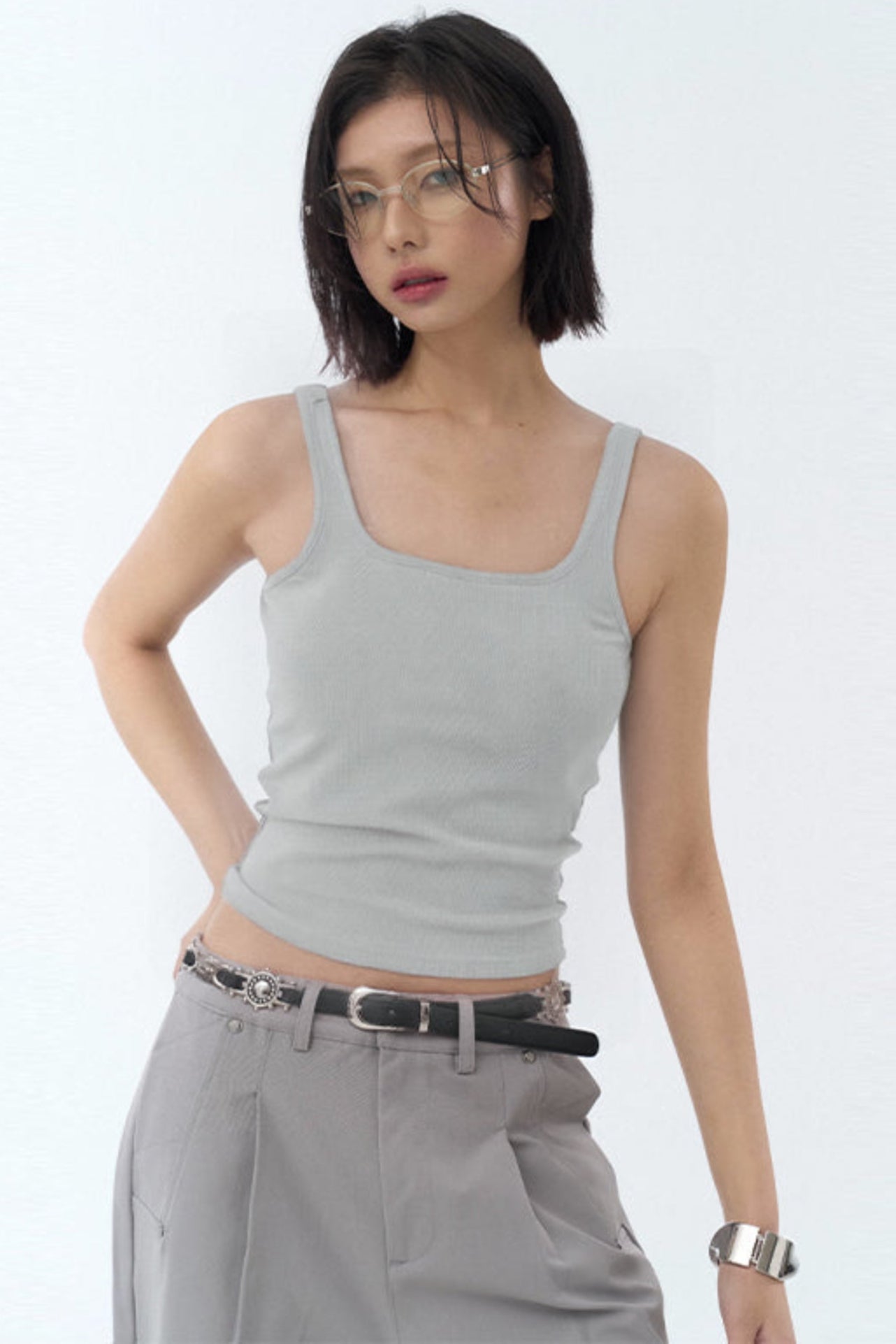 Stretch Top Tank Slim-cut