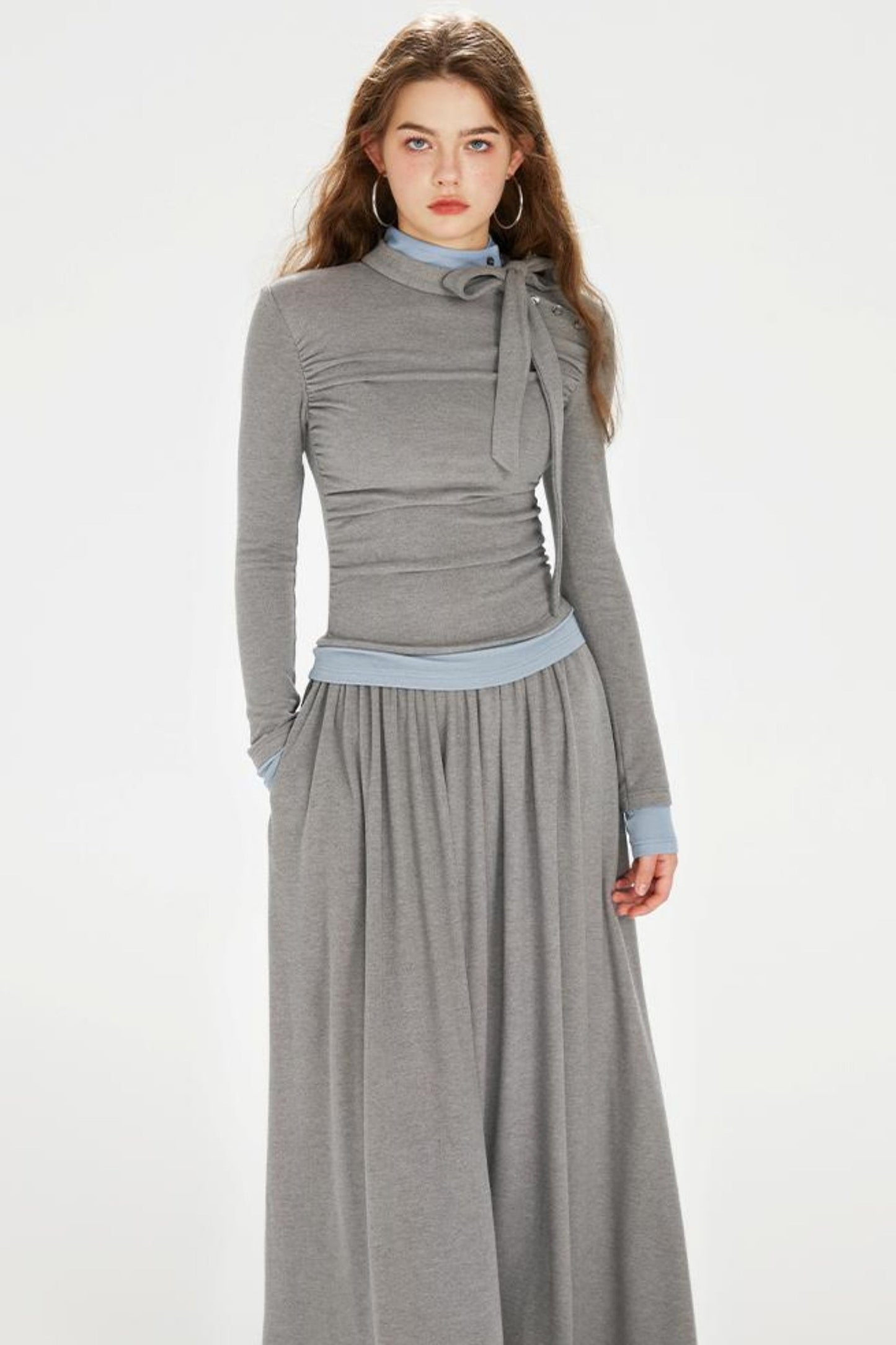 Kleider mit Kordelzug-Silhouette