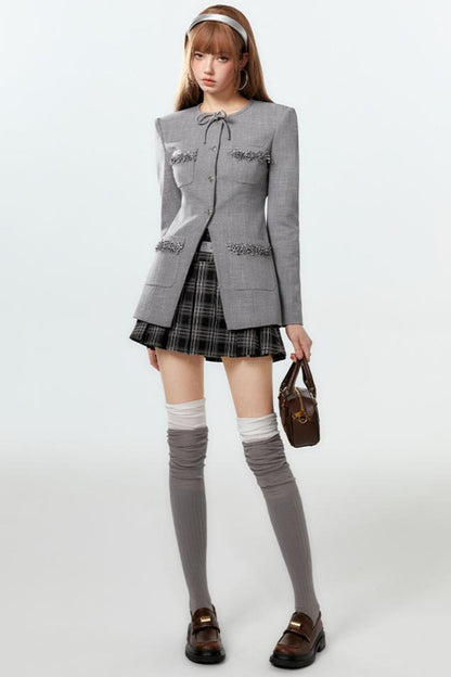 フレグランスウエストジャケットボウ