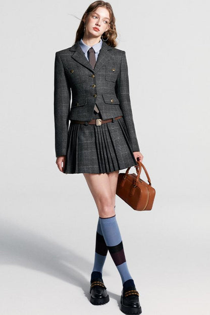 ジャケット+スカート フレンチレトロ プレタポルテ