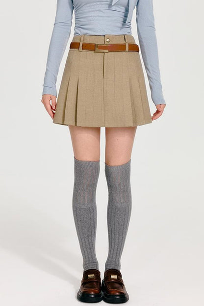 J + プリーツジャケット シンチシック ウエストスカート