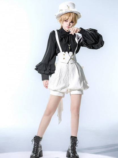 Hat Lolita Top White Ouji Elegant