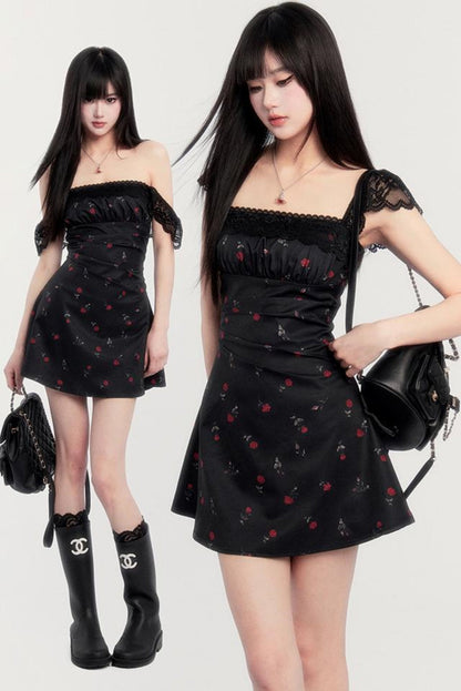 Provence Slim Style Kleid Taille