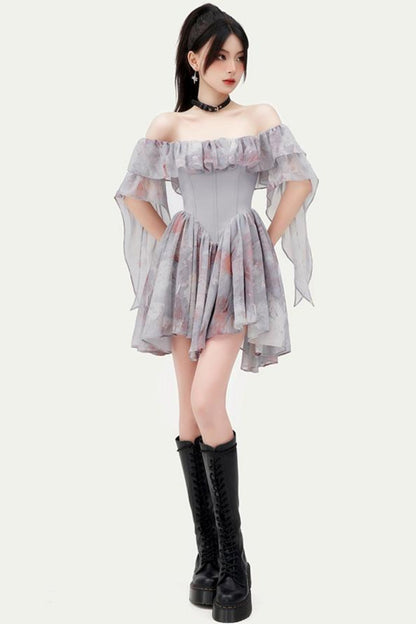 Romance Atelier Off-Shoulder-Kleid