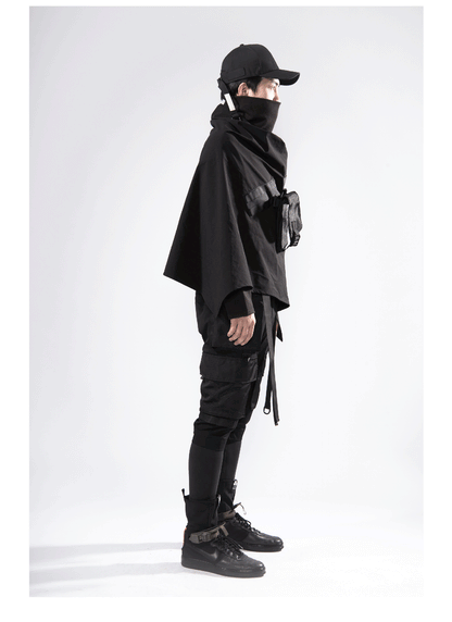 Gothic Halloween Black Cloak