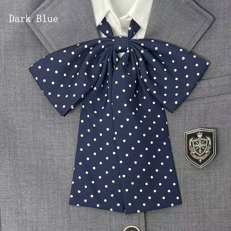 11 Color Tie Options Bow Polka-Dot Pattern