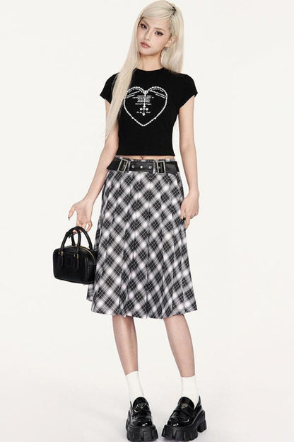 ドリーミープリーツスリムスカートセットアップ