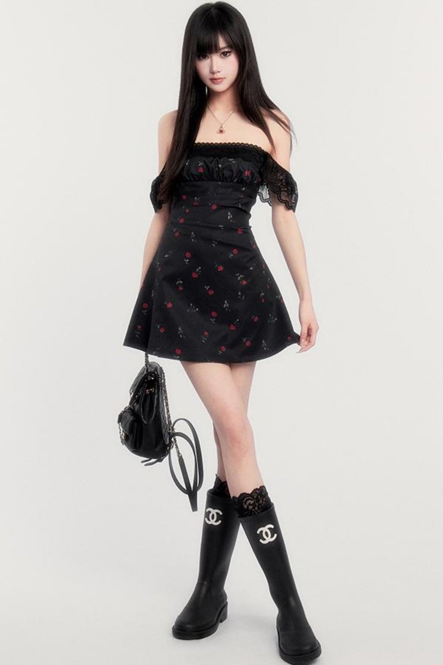 Provence Slim Style Kleid Taille