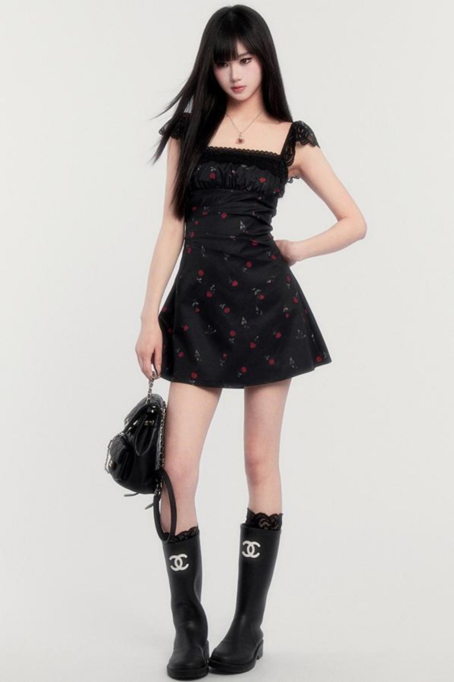 Provence Slim Style Kleid Taille