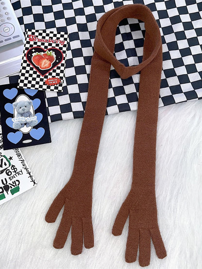 Y2K Handförmiger Schal