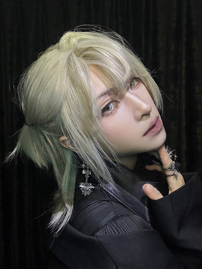 Länge Kurze Perücke Ouji 55CM Blond