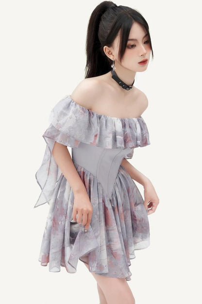 Romance Atelier Off-Shoulder-Kleid