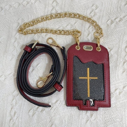 ヴァンパイアバニードラキュラゴシックバッグ ブラック＆レッド