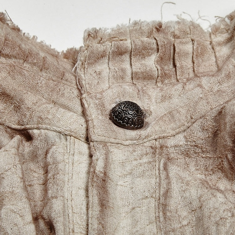 Tie White Shirt Steampunk Men's