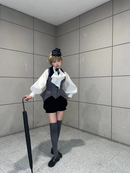 Velvet Bloomers Black