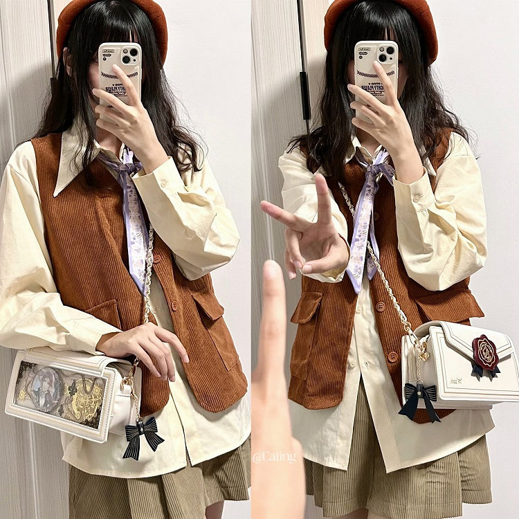 Envelope Beige Bag Crossbody Design Ita Rose Shaped