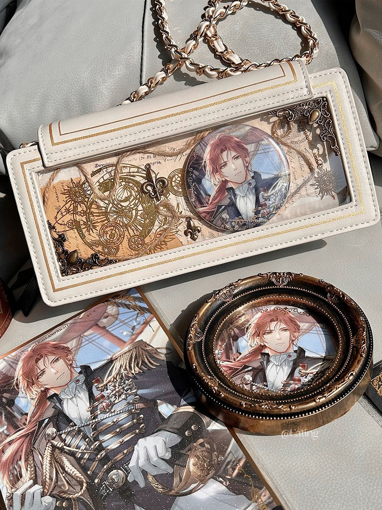 Envelope Beige Bag Crossbody Design Ita Rose Shaped