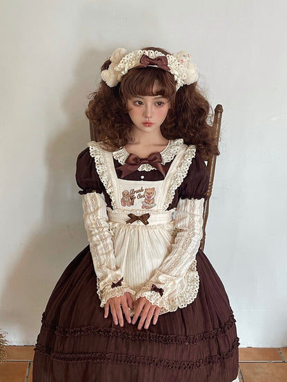 Accents Cotton Lace KC Bowknot Ruffle with