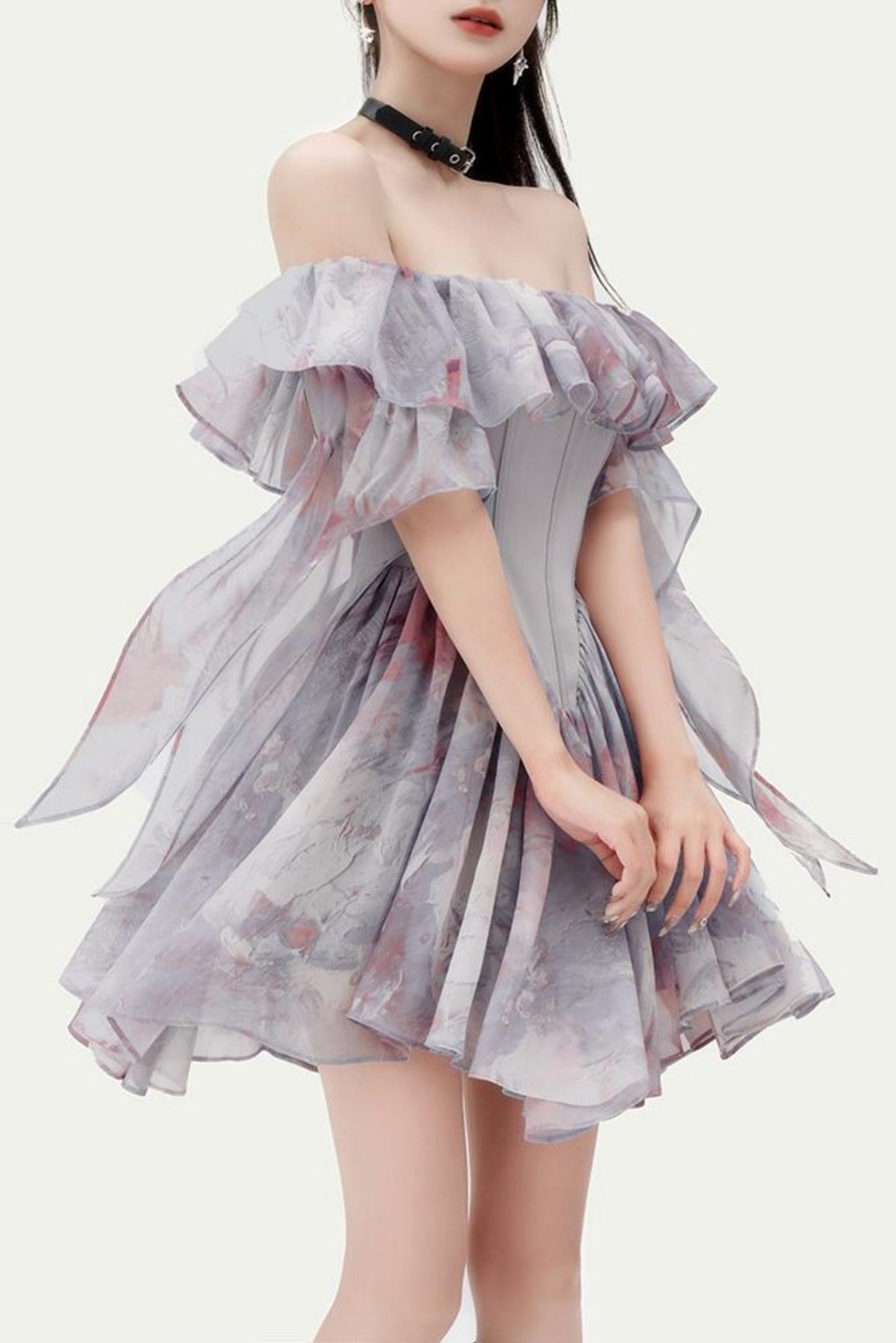 Atelier Off-Shoulder-Kleid Romance