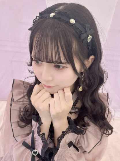 Kei 6 KC Bowknot Color Options Lace Jirai Rhinestone