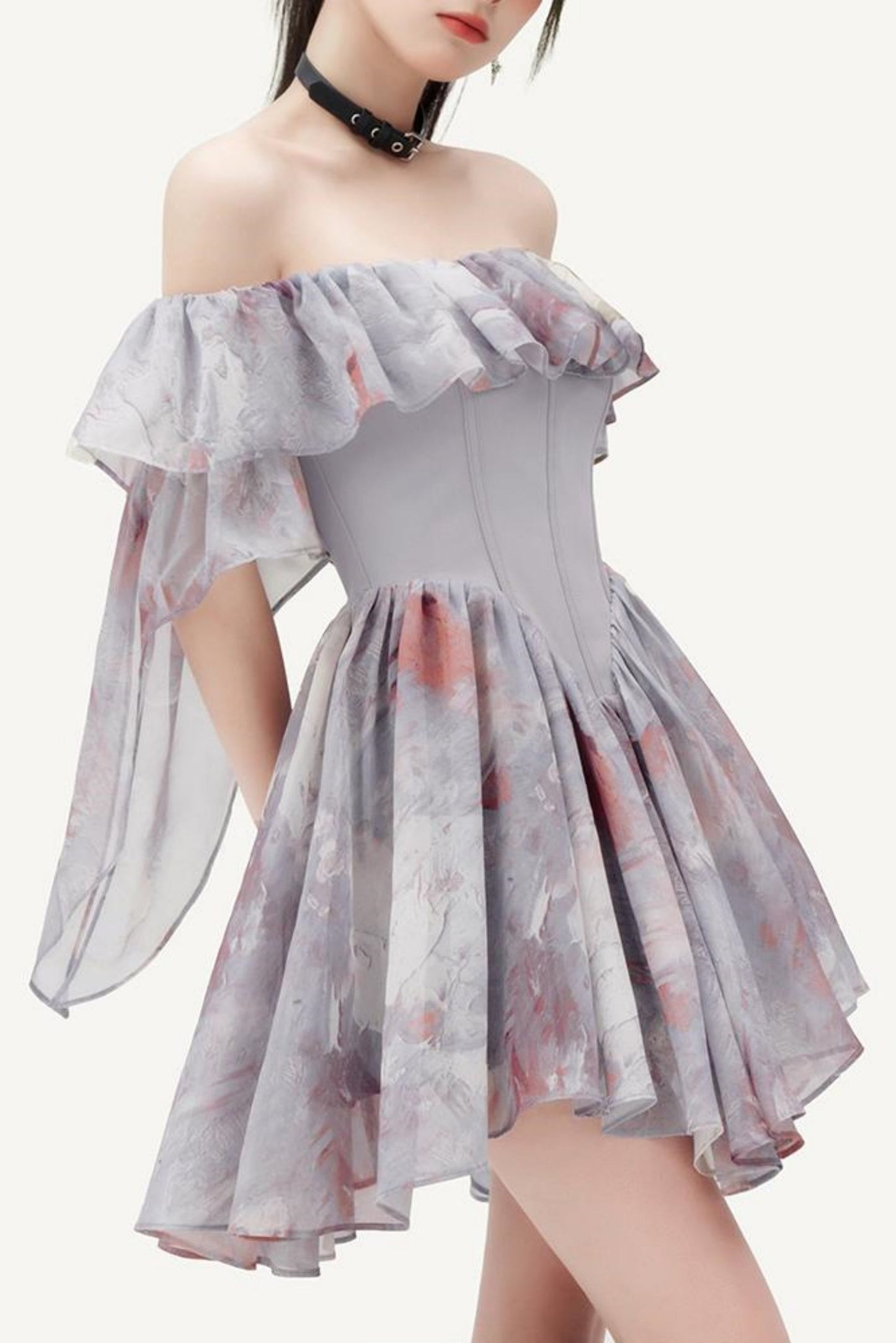 Atelier Off-Shoulder-Kleid Romance