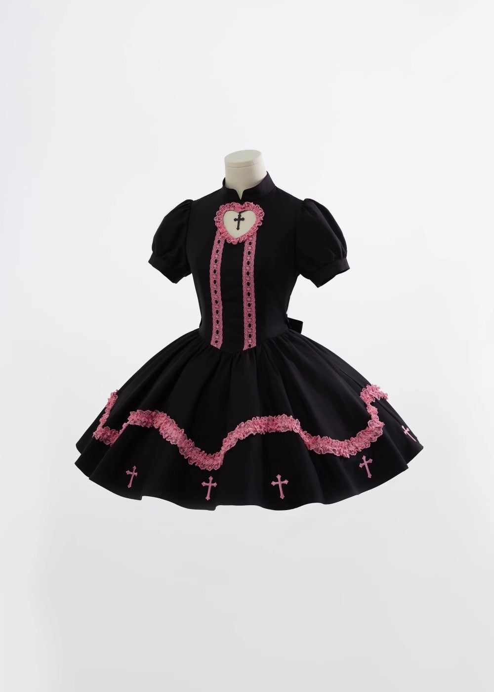 Subkultur Lolita Kleid Y2K Cross