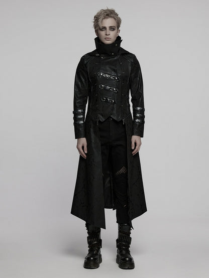 Black Long Wild Reaper Coat Men's