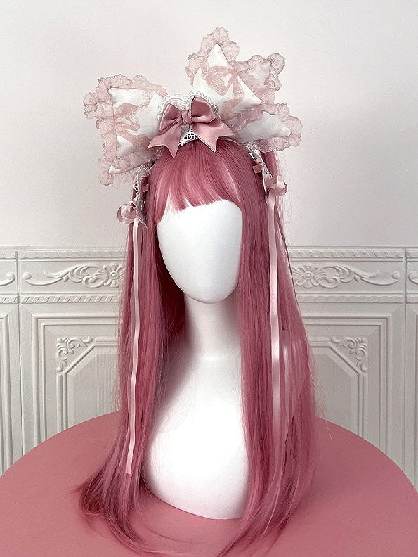 Lolita – KC Sweet Large Color Lace Bow Options Trimmed 4