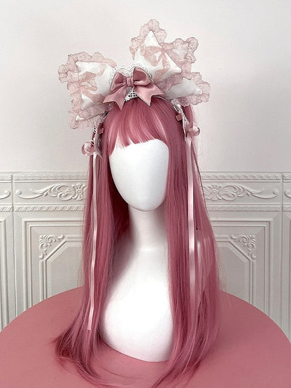 Lolita – KC Sweet Large Color Lace Bow Options Trimmed 4