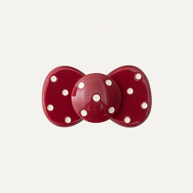 3 Hair Dot Colors Bowknot Clip
