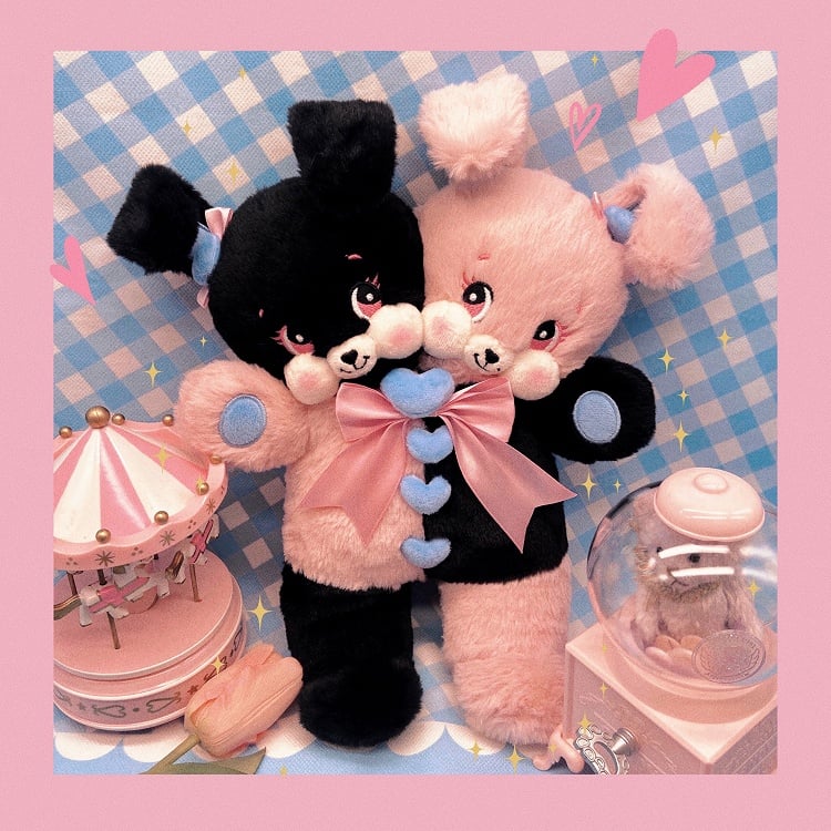 Heads Bag Bunny Plush Two