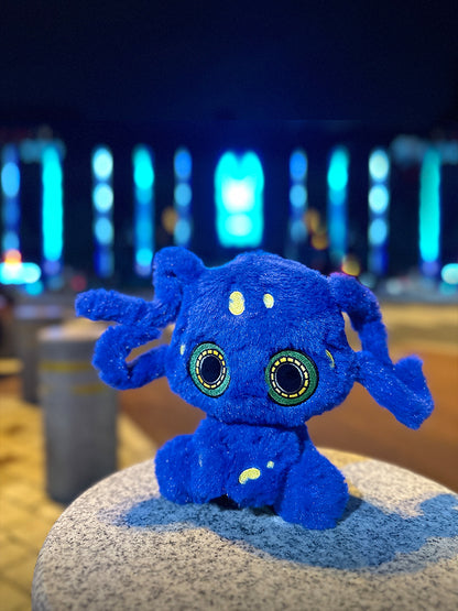 Blue Octopus Gothic Plushie