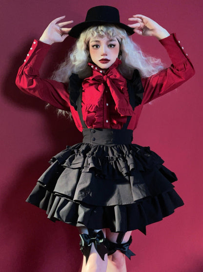 Gothic Blouse Dark Subculture