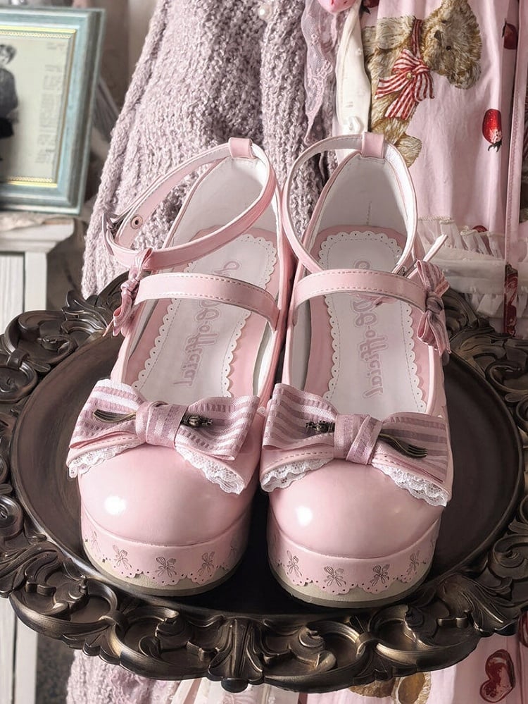 Sweet Jane Shoes Sole Mary Pink Platform PU -