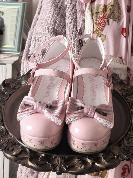 Sweet Jane Shoes Sole Mary Pink Platform PU -
